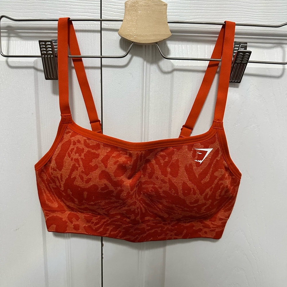 Women's Orange Adapt Gymshark Sports Bra